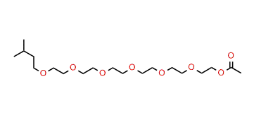 21-Methyl-3,6,9,12,15,18-hexaoxadocosyl acetate